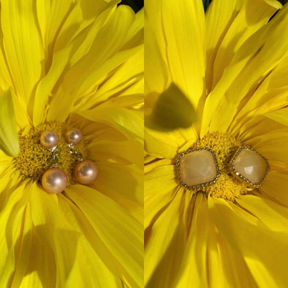 Two Pairs of Cute Stud Earrings - Picture 1 of 3